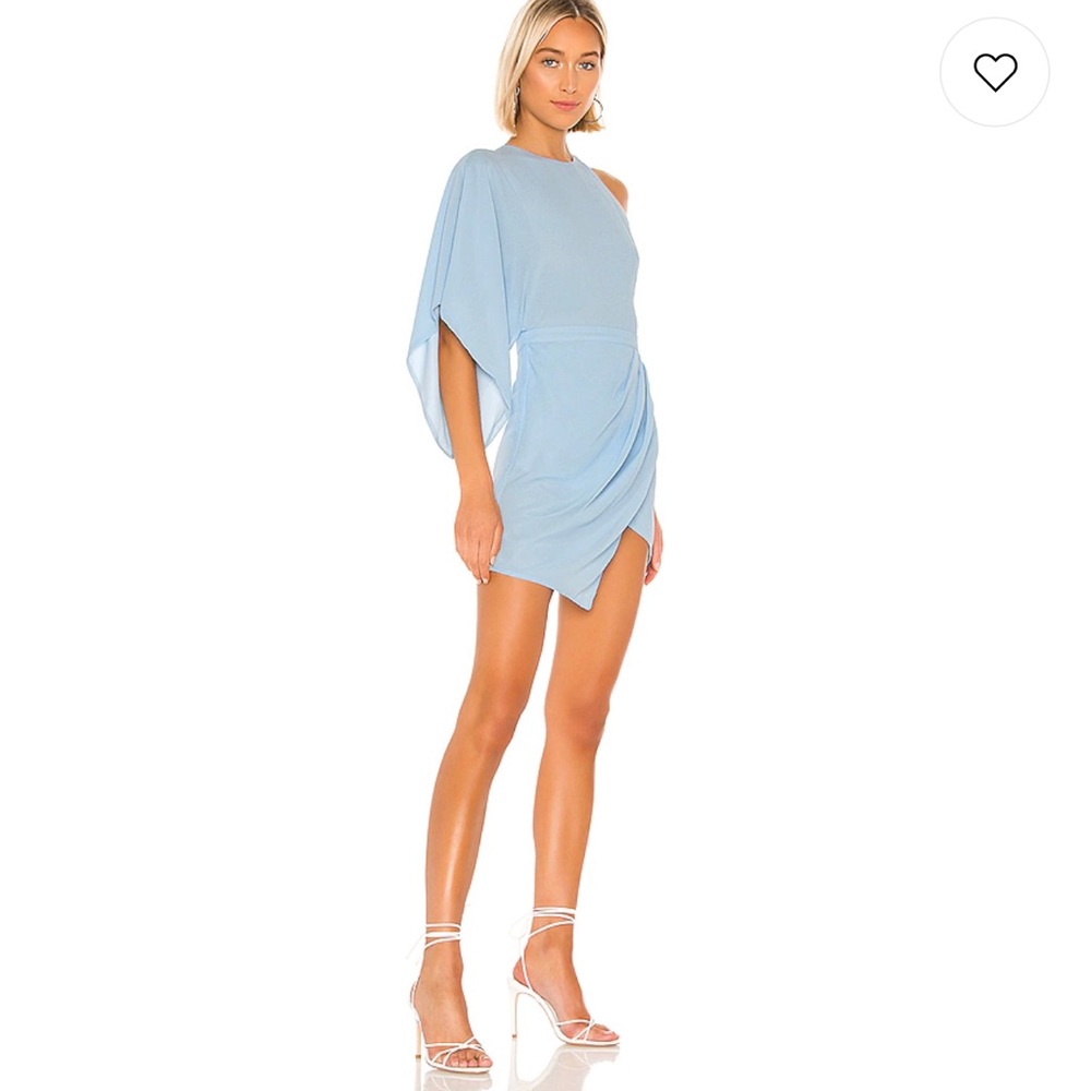 x REVOLVE Lexa Dress Light Blue Michael Costello